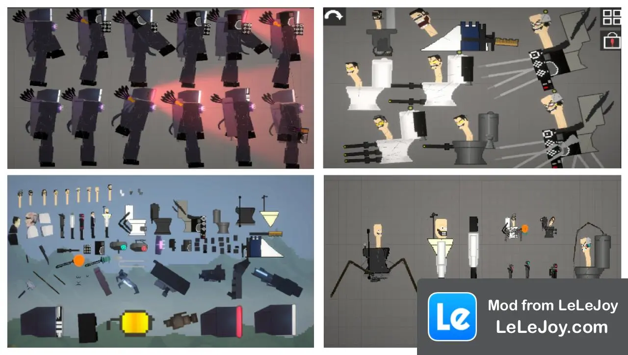 卡通斯基比迪厕所模组