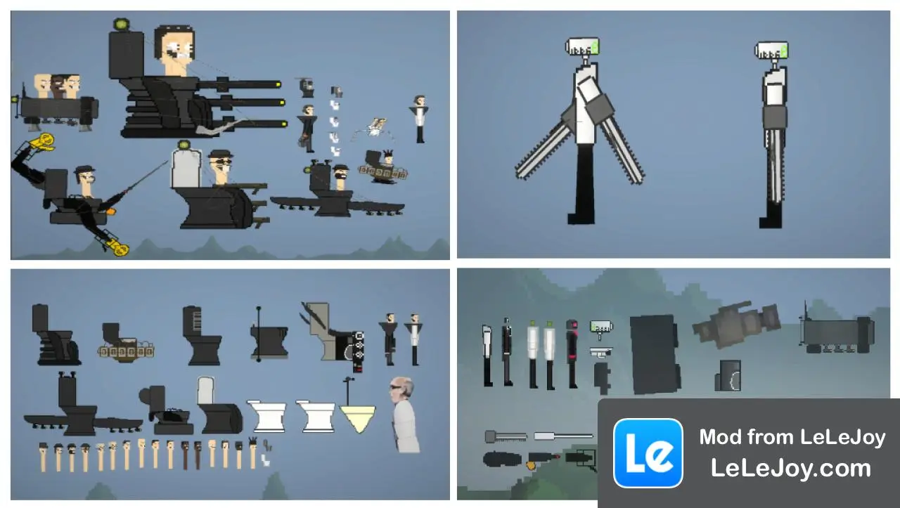 卡通 Skibidi 厕所模组 v2