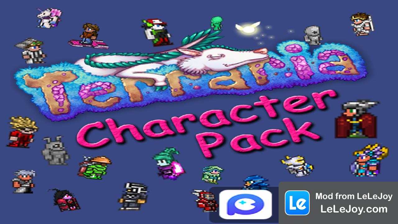 Terraria Character Pack(Players+Worlds)