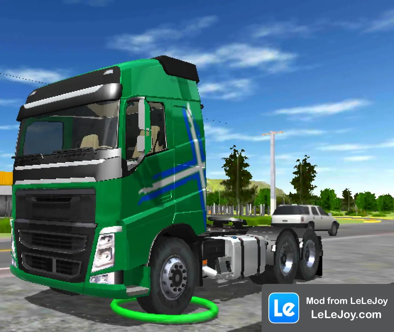 性能版绿色沃尔沃 FH 涂装