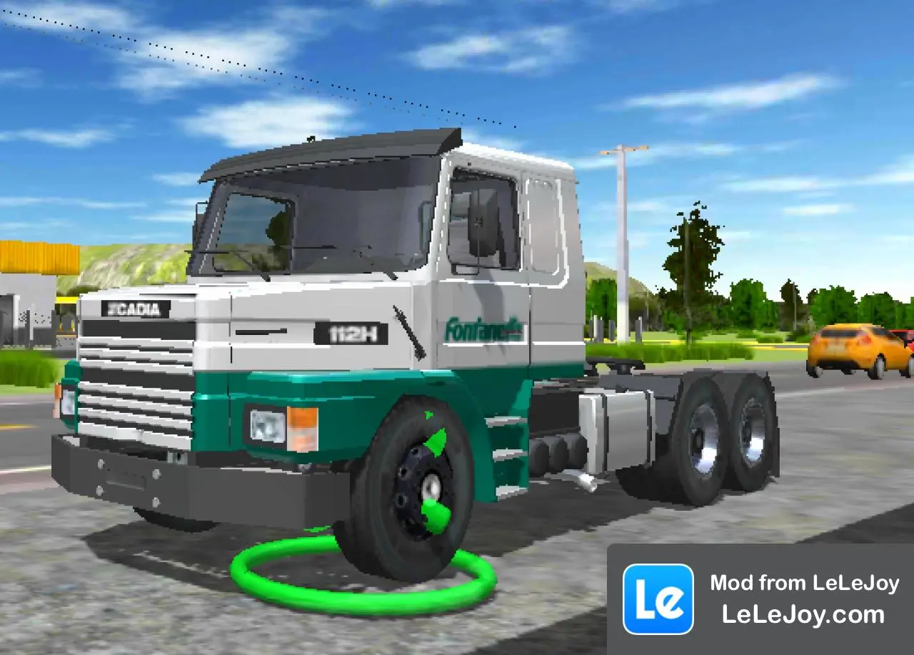 Scania fon 绿白涂装