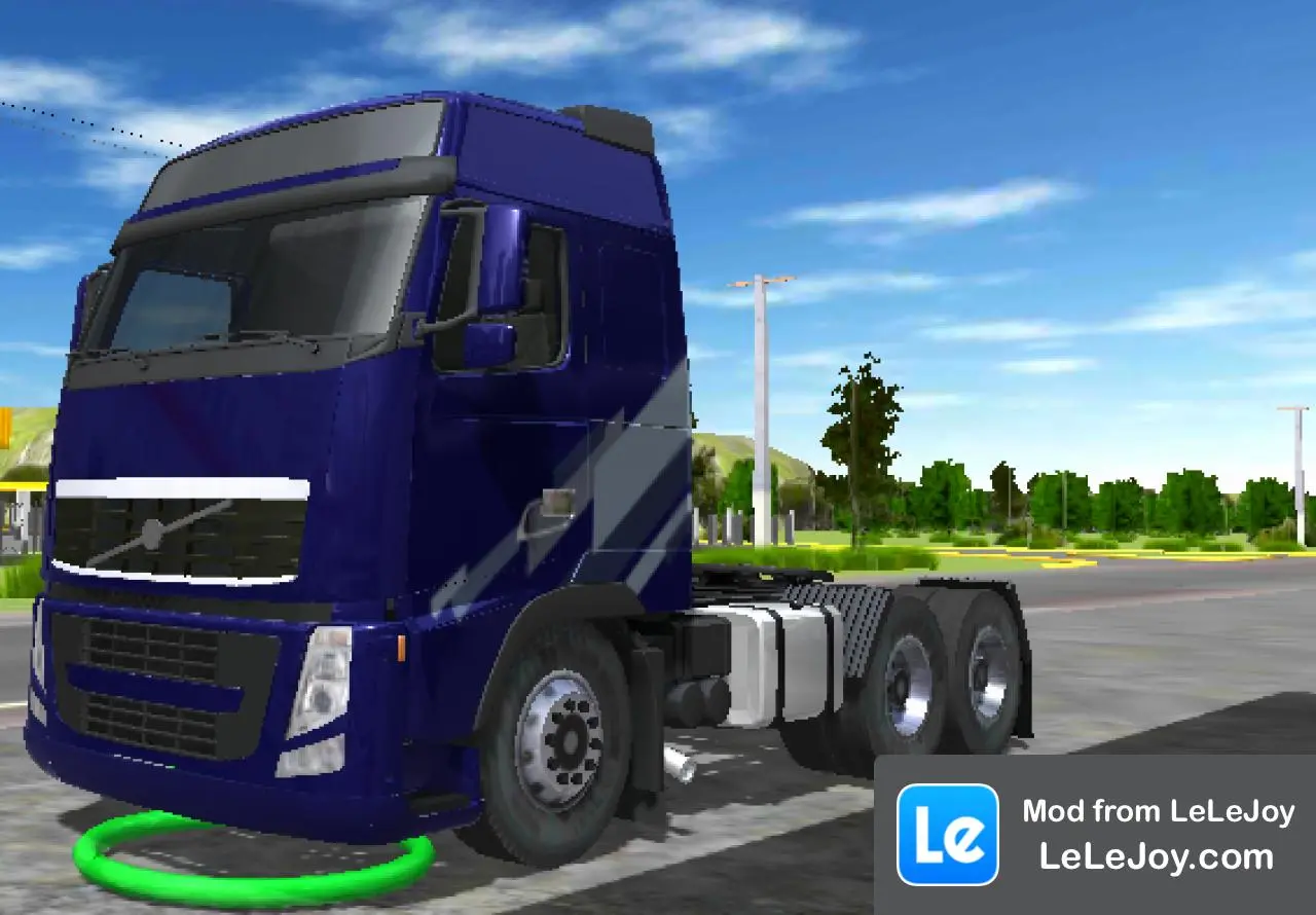 沃尔沃FH09 蓝白灰条纹