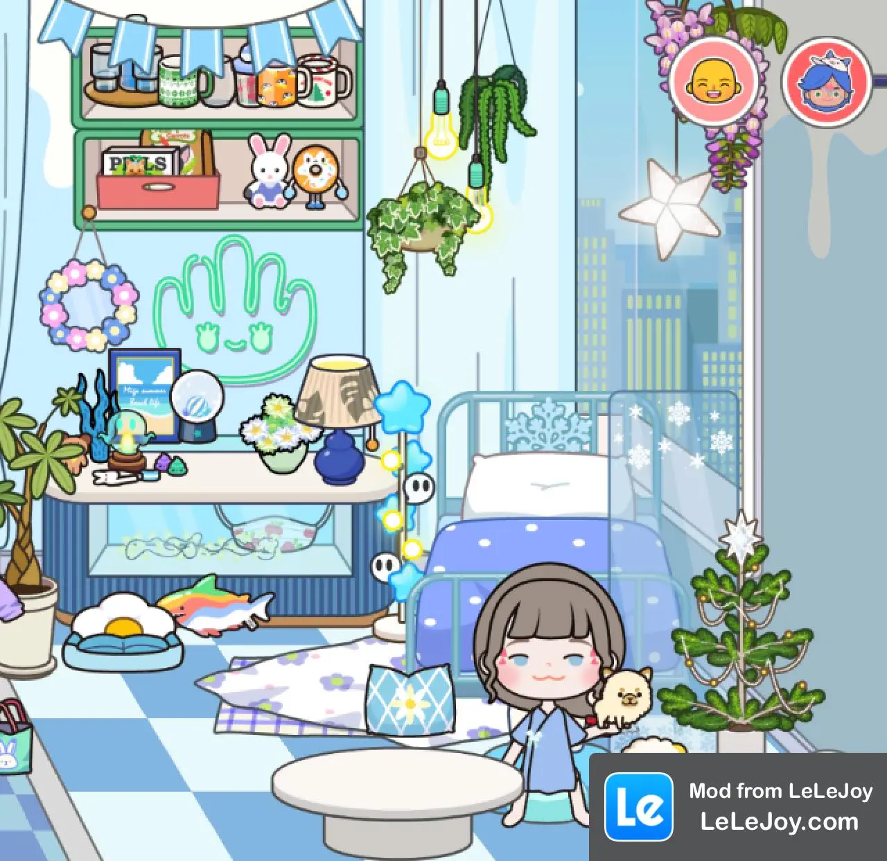 天藍色清新風格裝修