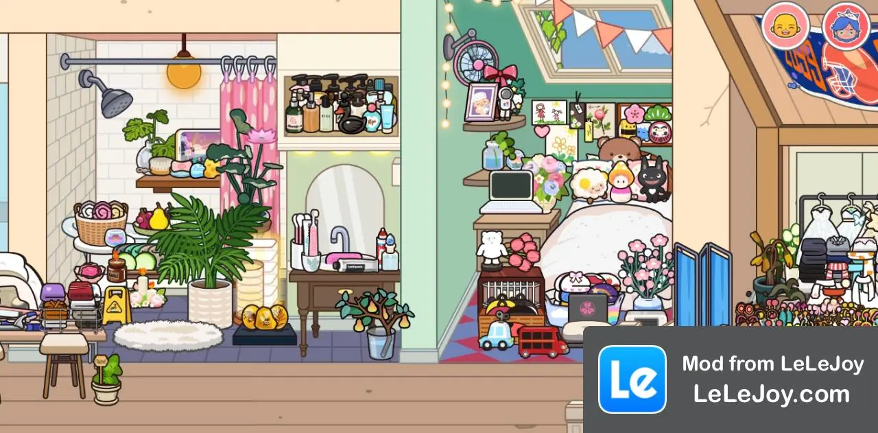 Một ngôi nhà ba tầng với rất nhiều bổ sung