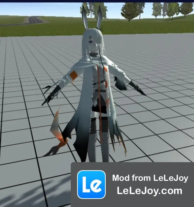 Two-dimensional loli character