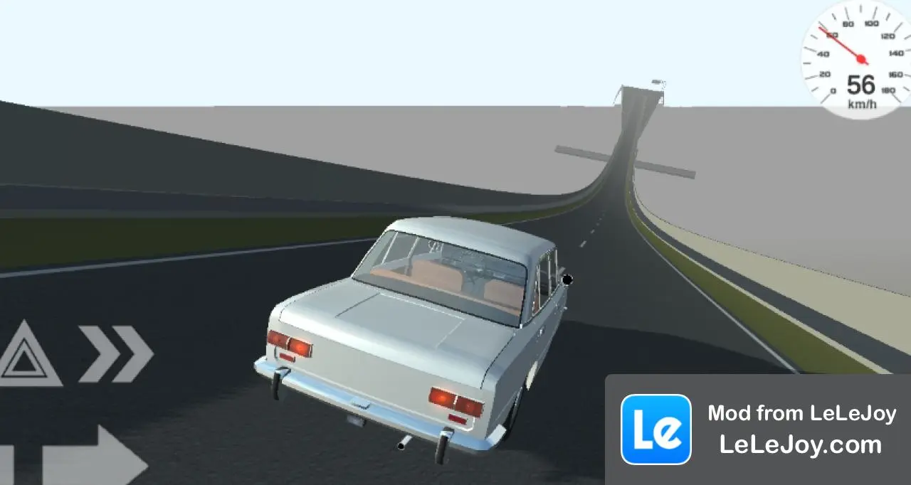 Stimulate car long jump map