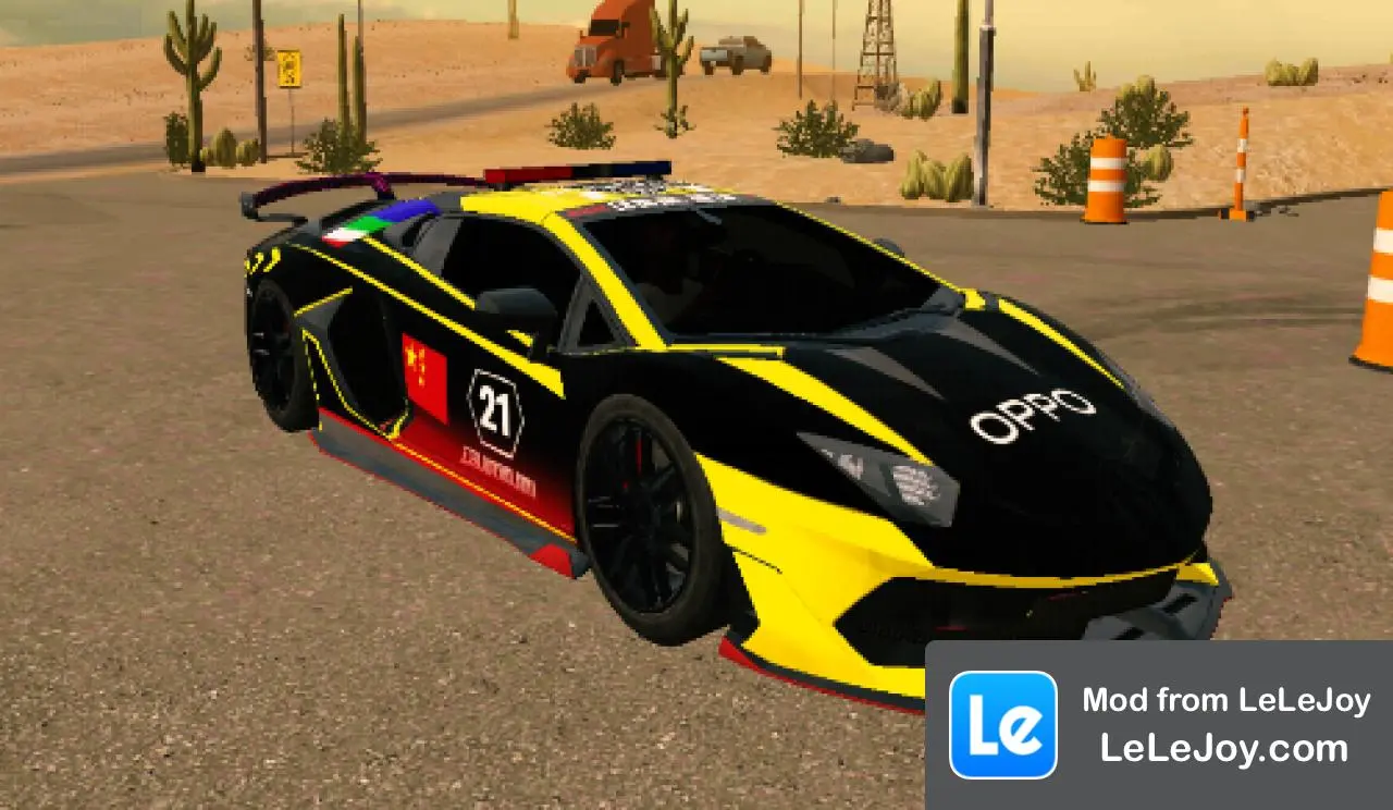 CR Evil Lamborghini SVJ oppo painting + 400m data