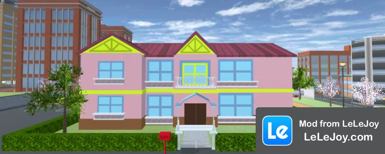 Kediaman protagonis dalam animasi Cina "Happy Mom and Girl"