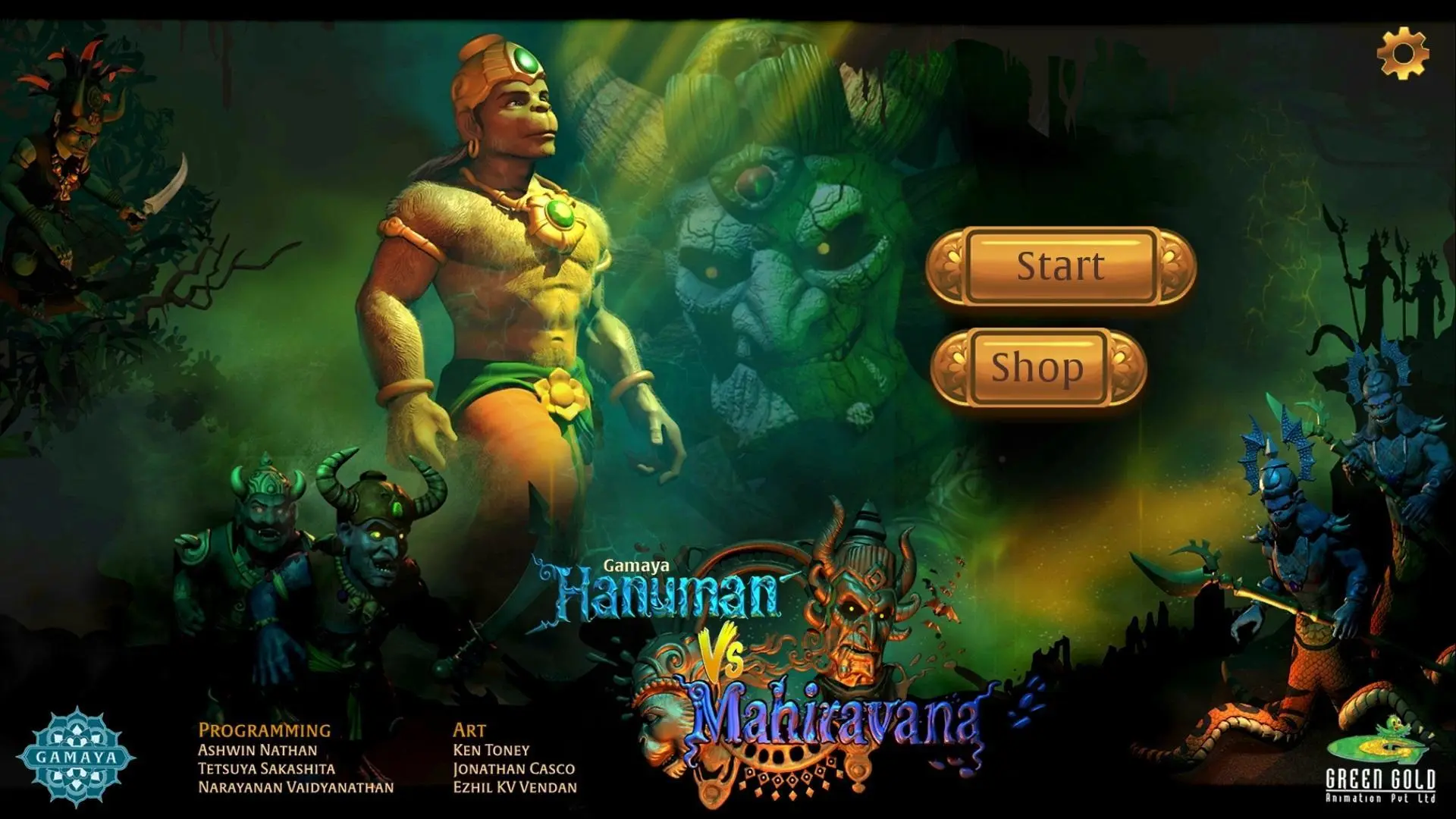 Hanuman Vs Mahiravana Game