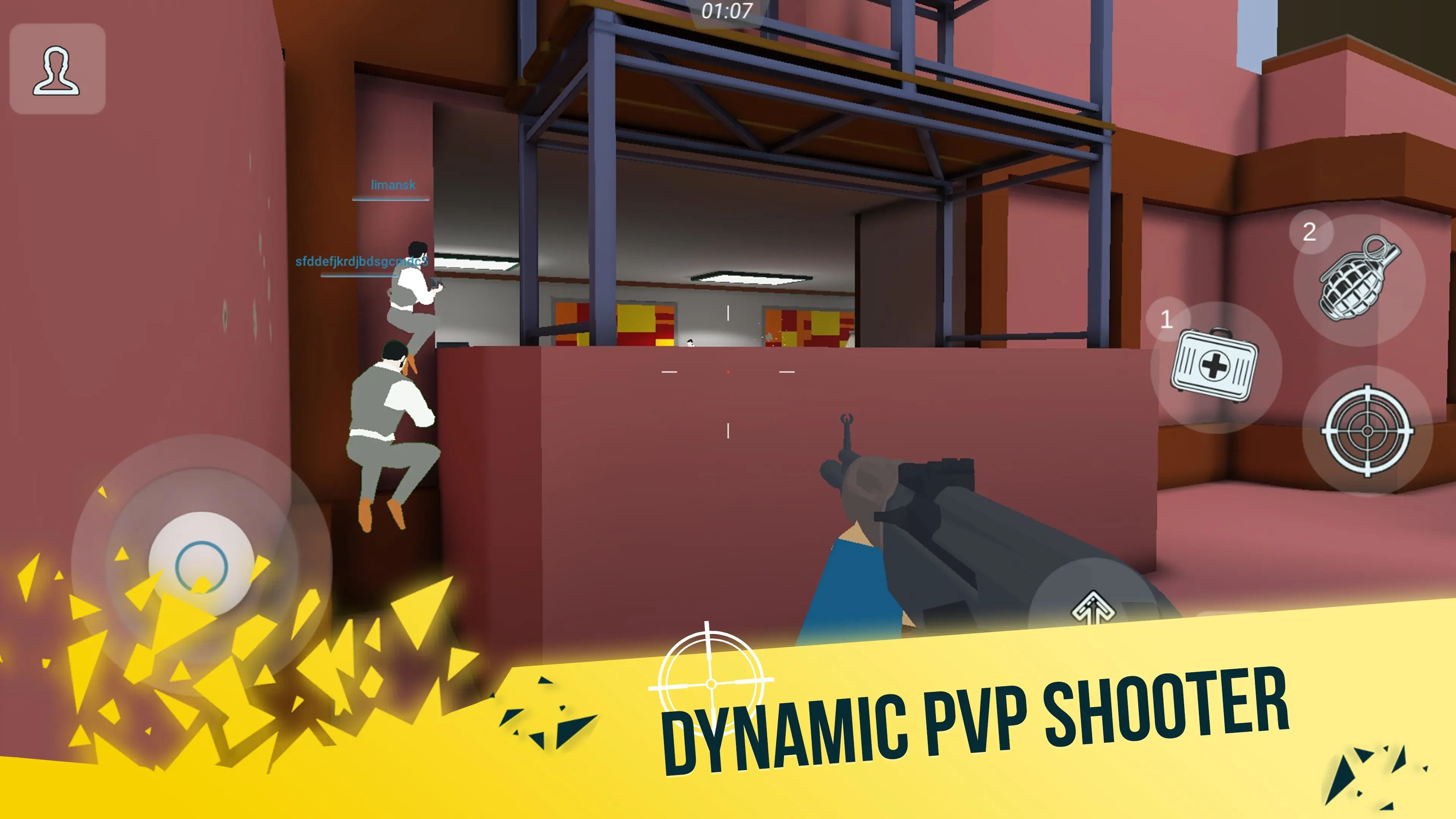 Mental Gun 3D: Pixel FPS Shooter