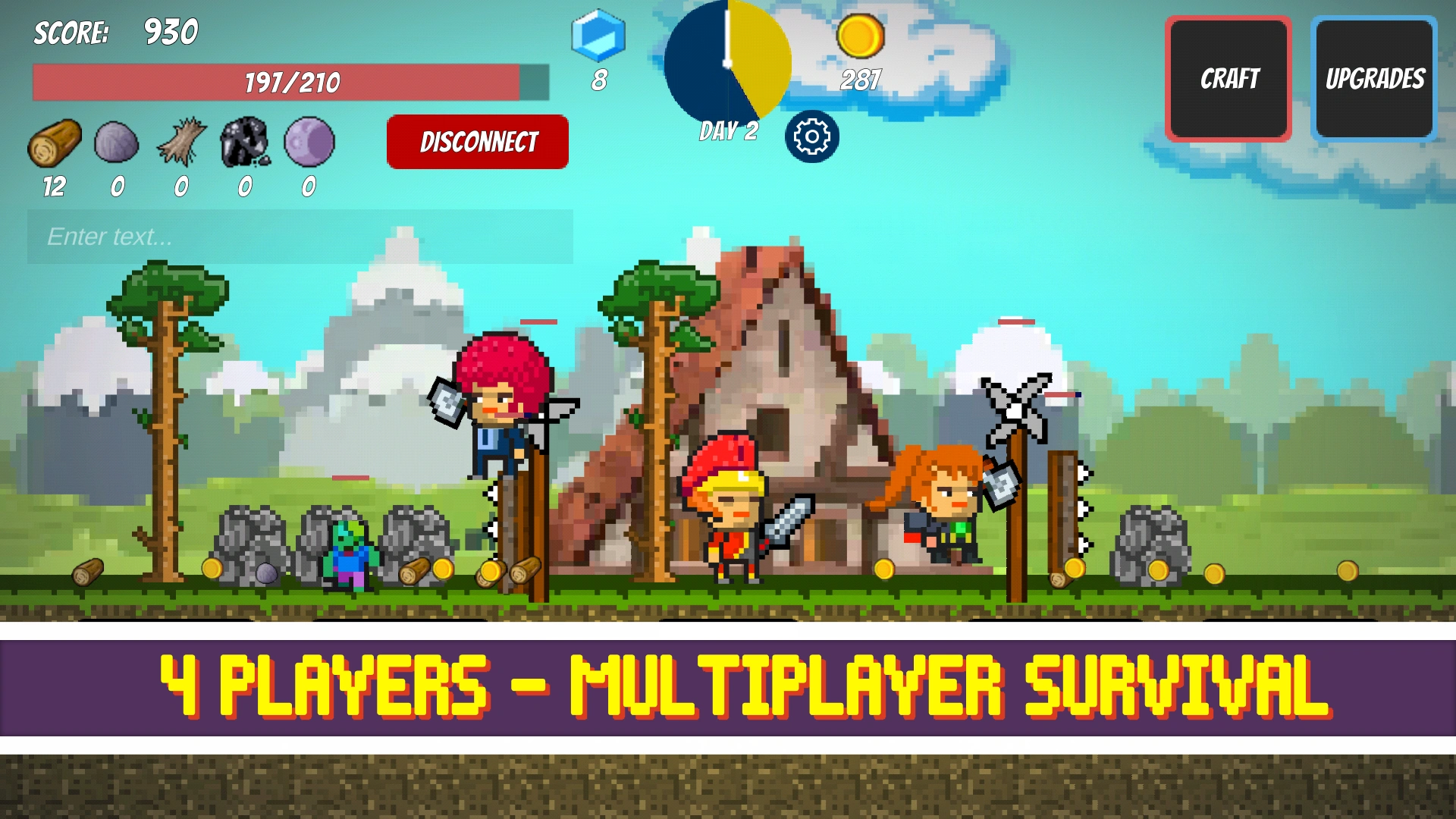 Pixel Survival Game