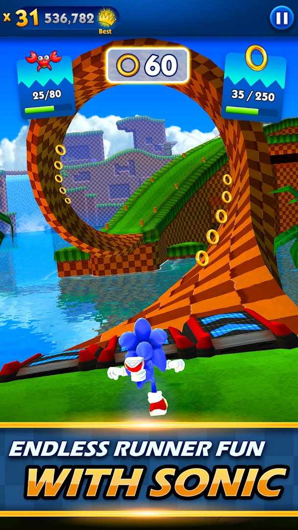 Sonic Dash เกมวิ่งไม่รู้จบ