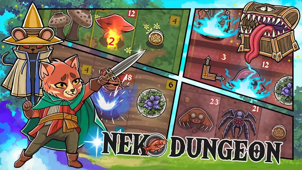 Neko Dungeon Puzzle RPG