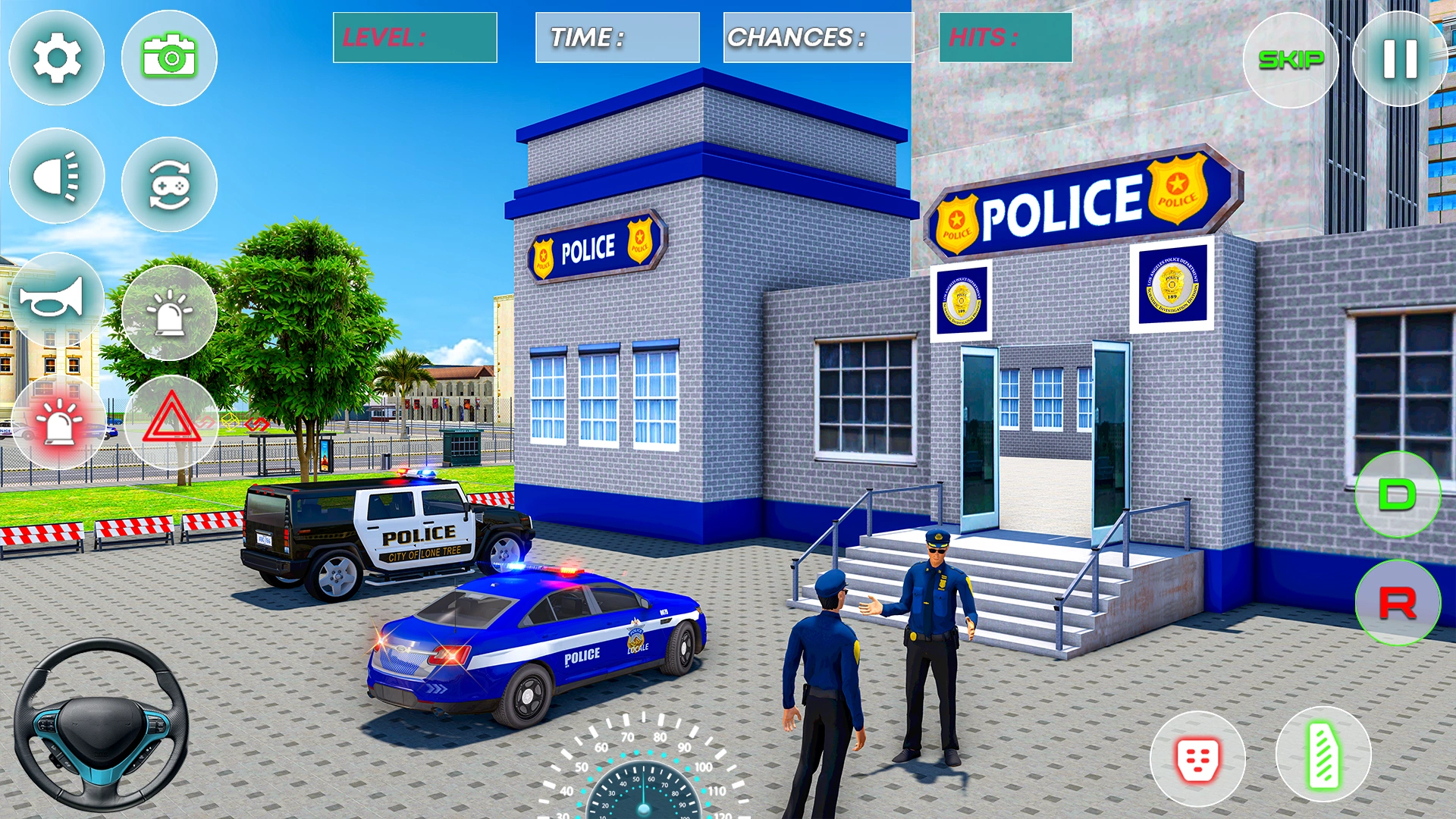 Cop Car Mengej 3d perma Polis