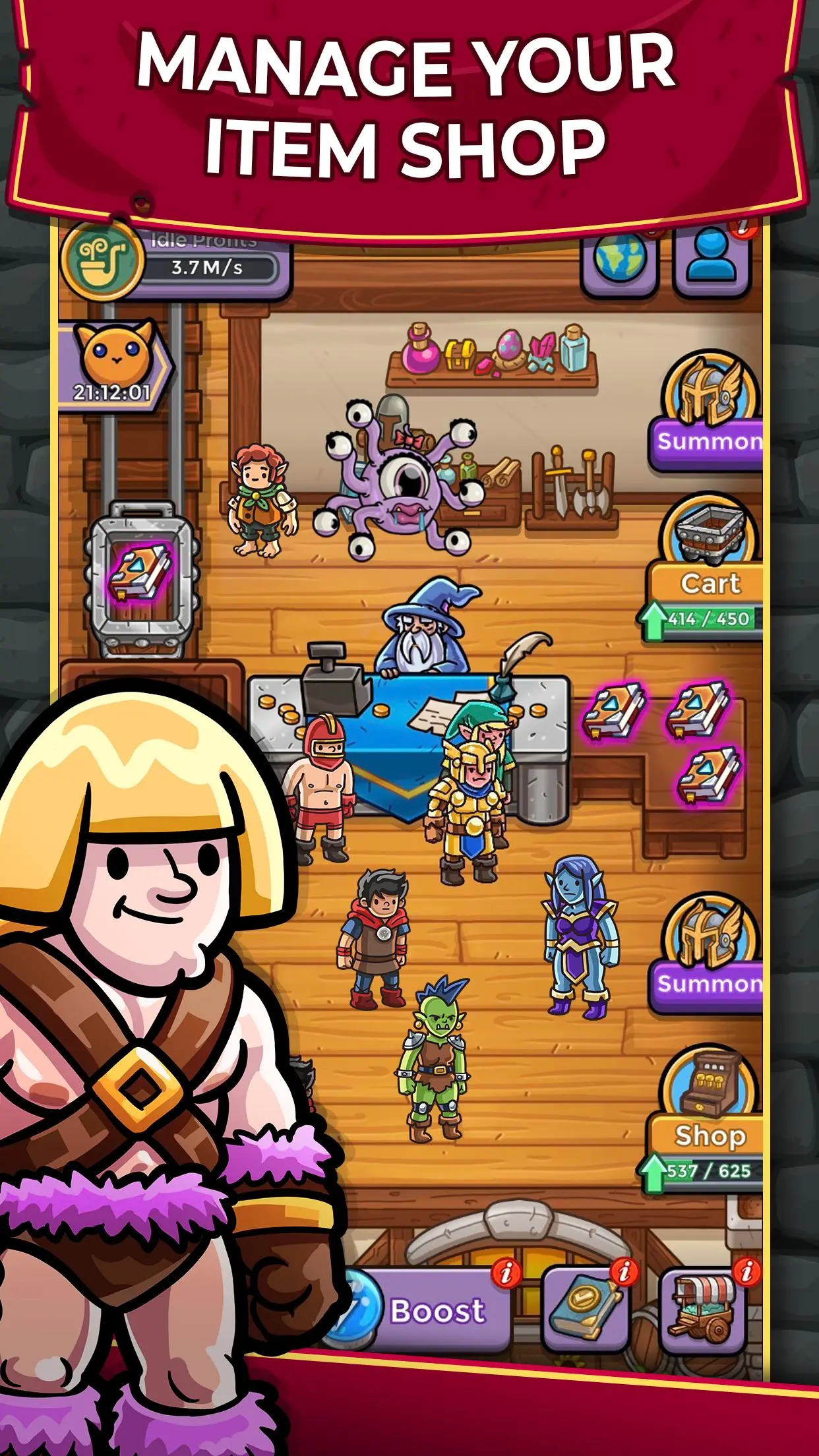 Dungeon Shop Tycoon Craft and