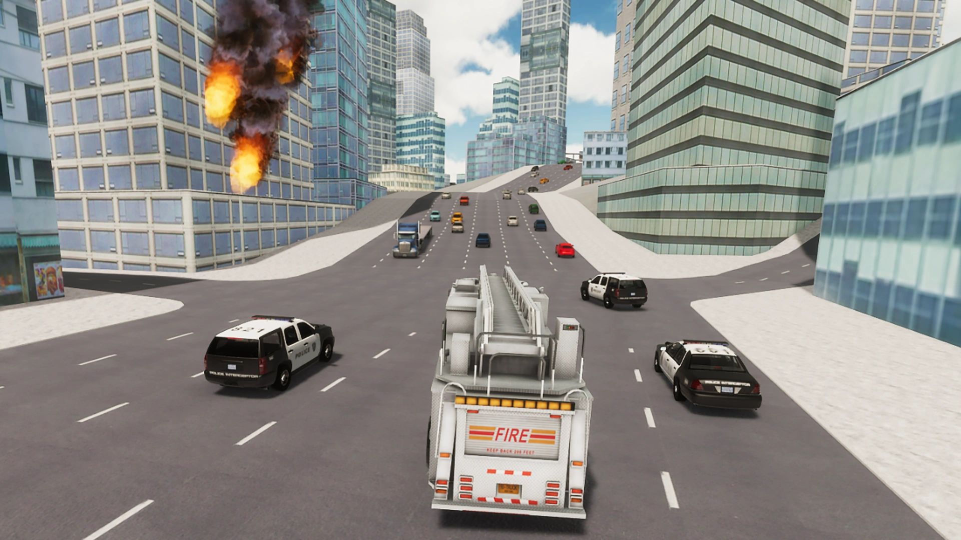 Fire Truck Driving Simulator