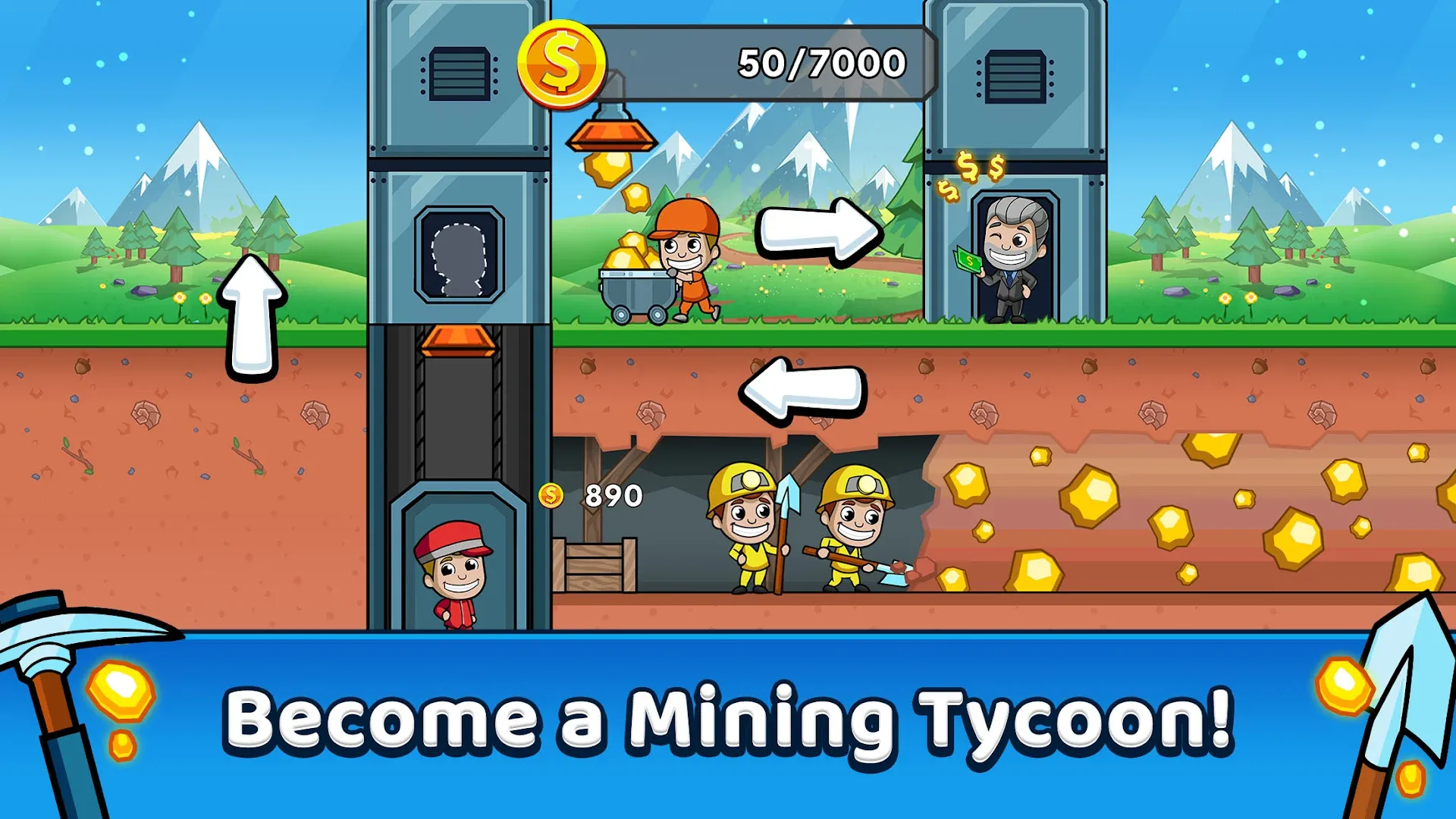 Idle Miner Tycoon: Gold Games