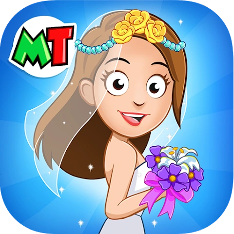 My Town: Wedding Day girl game