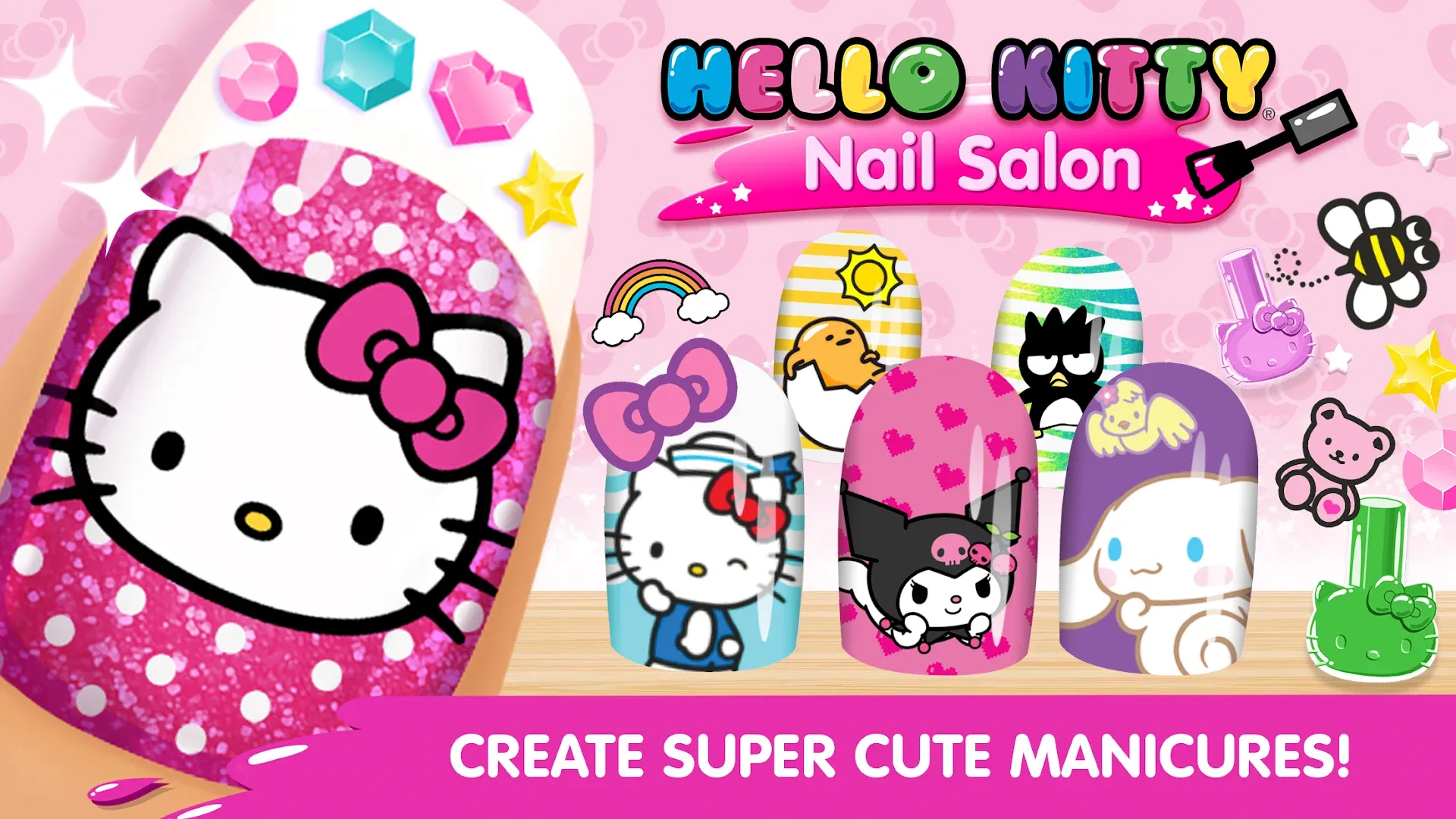 Hello Kitty Nail Salon