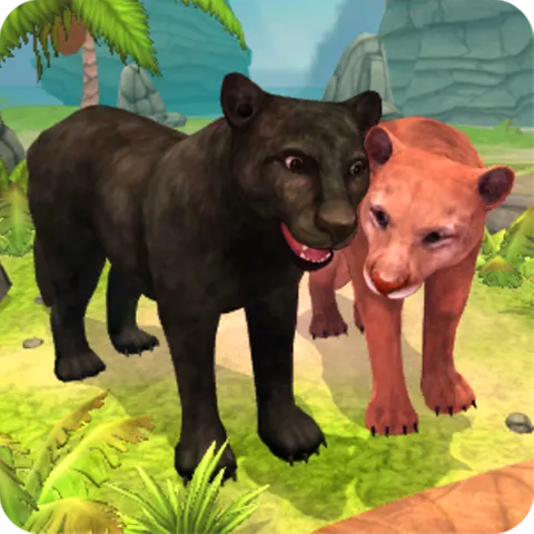 Panther Family Sim Online Animal Simulator