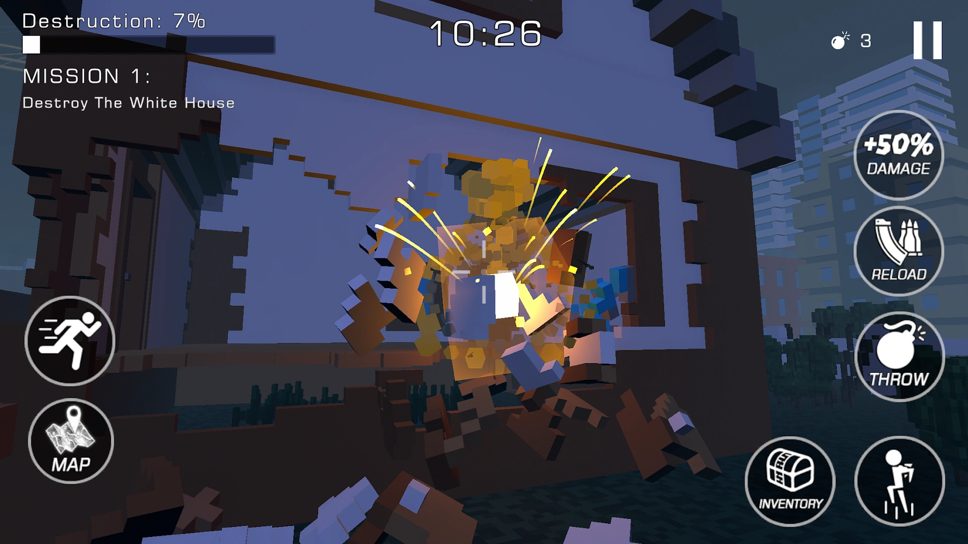 Pixel Destruction Simulator 3D