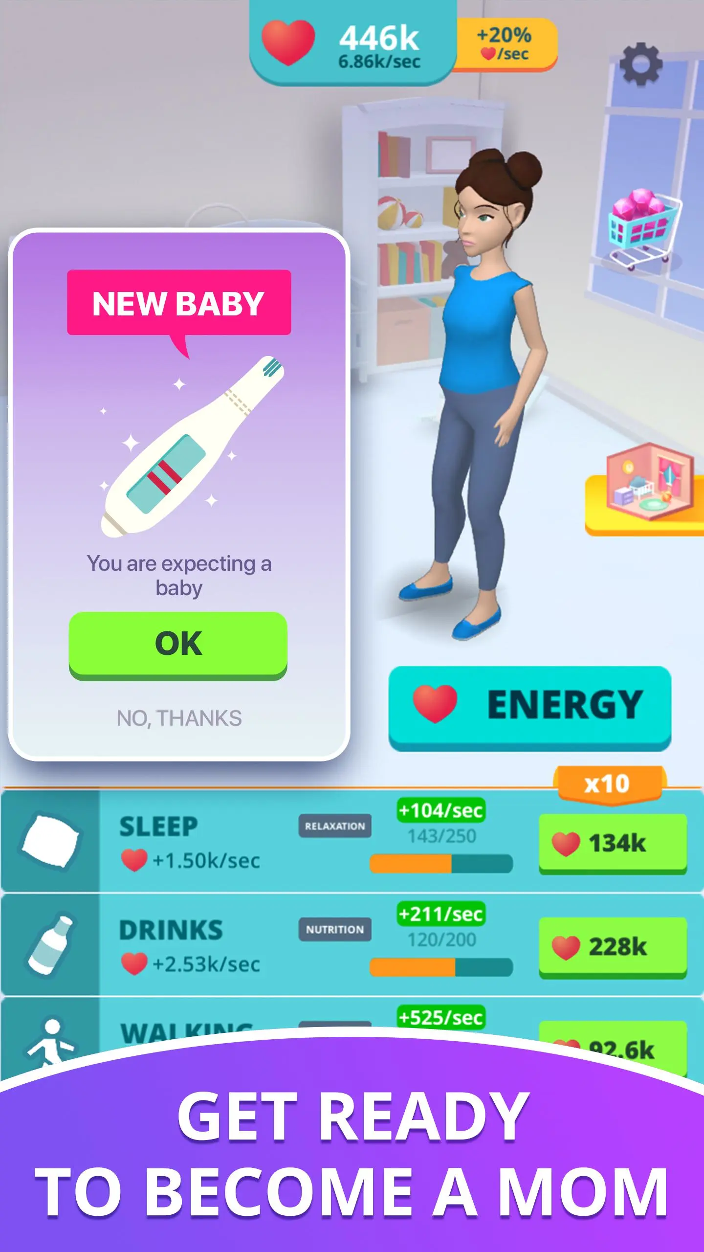 Baby & Mom 3D - Pregnancy Sim