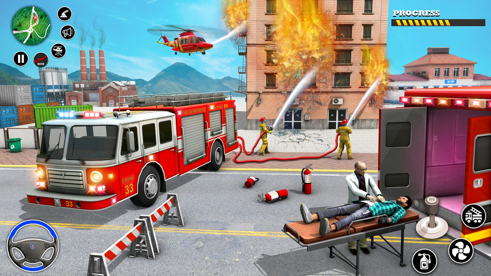 Firefighter: Fire Truck Games