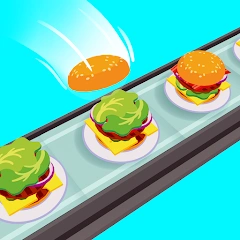 Conveyor Rush: Idle Food Games