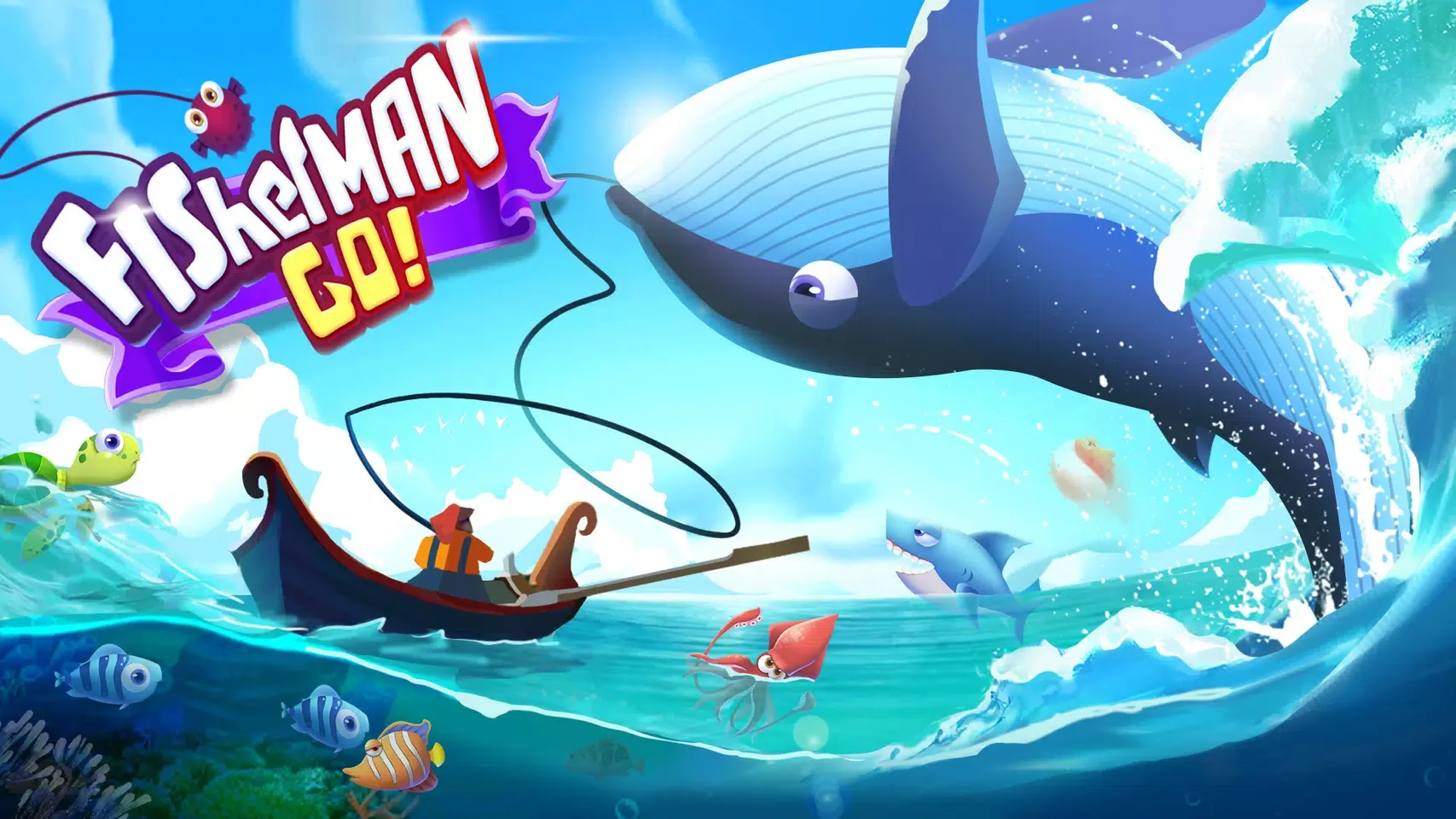 Fisherman Go: Fishing Games for Fun, Enjoy Fishing