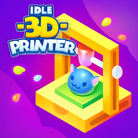 Idle 3D Printer - Garage business tycoon