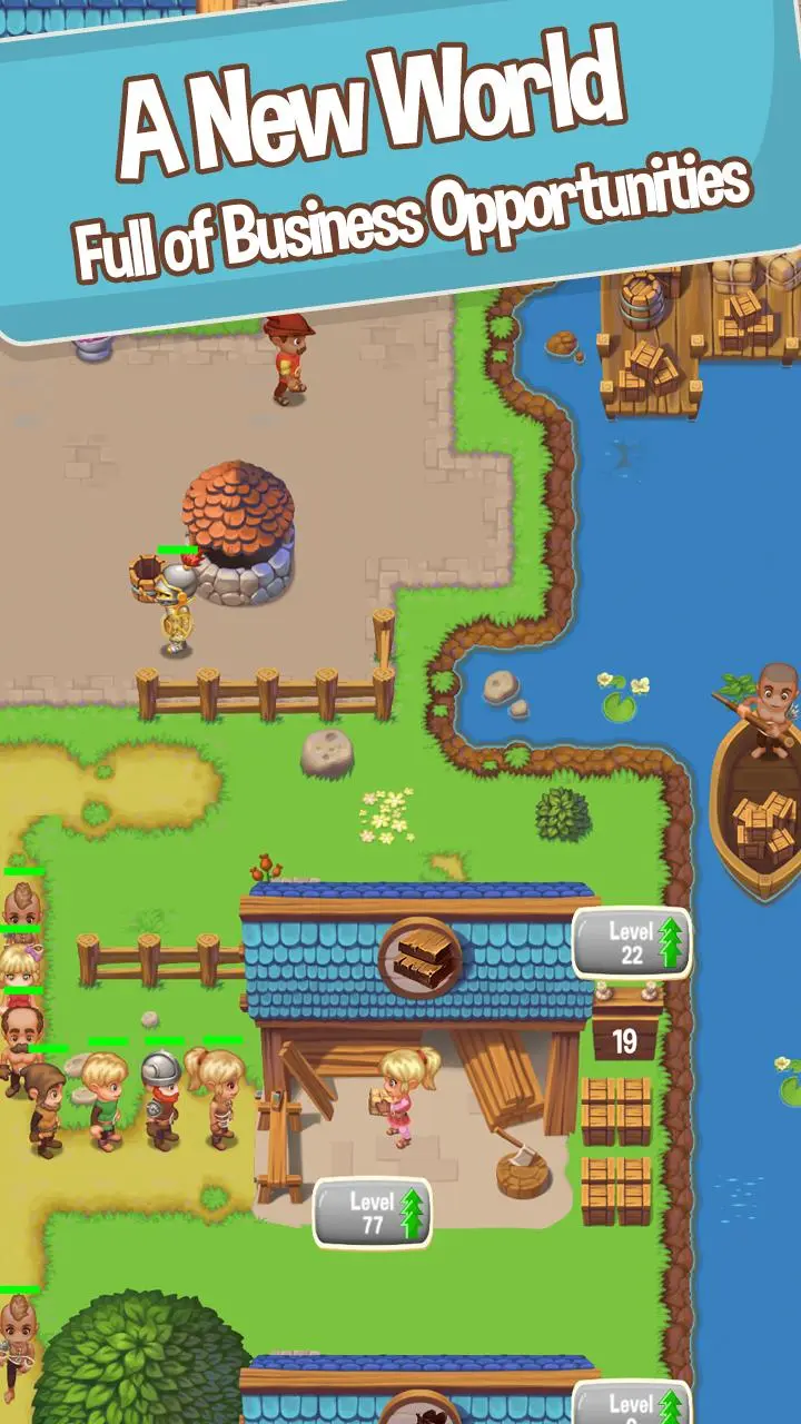 Idle Settlers: Medieval Trading Tycoon