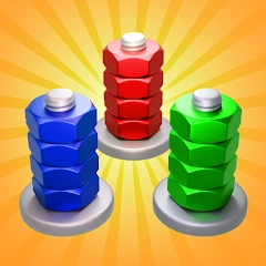 Screw Nuts & Bolts Color Sort