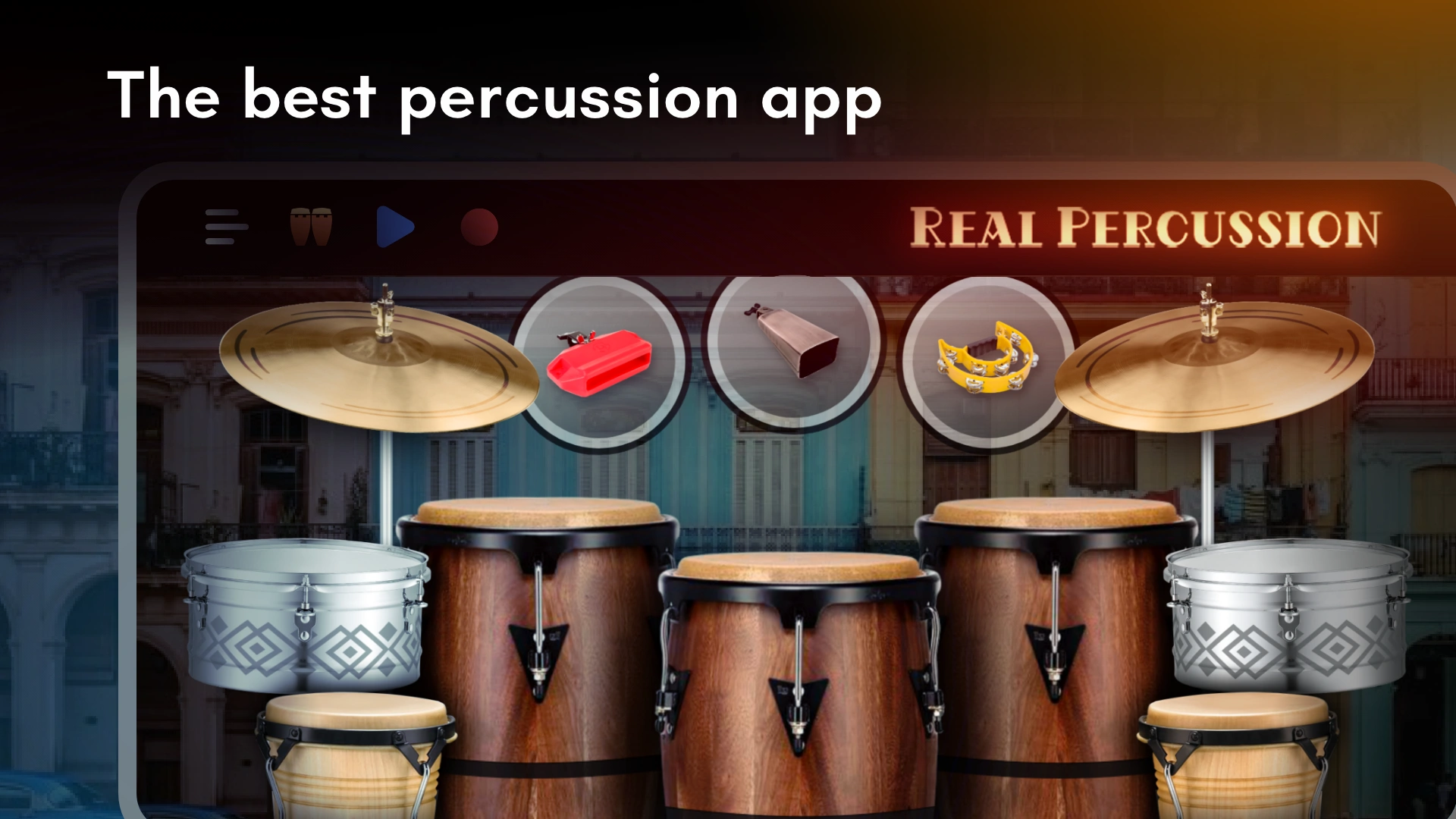 Real Percussion: drum set